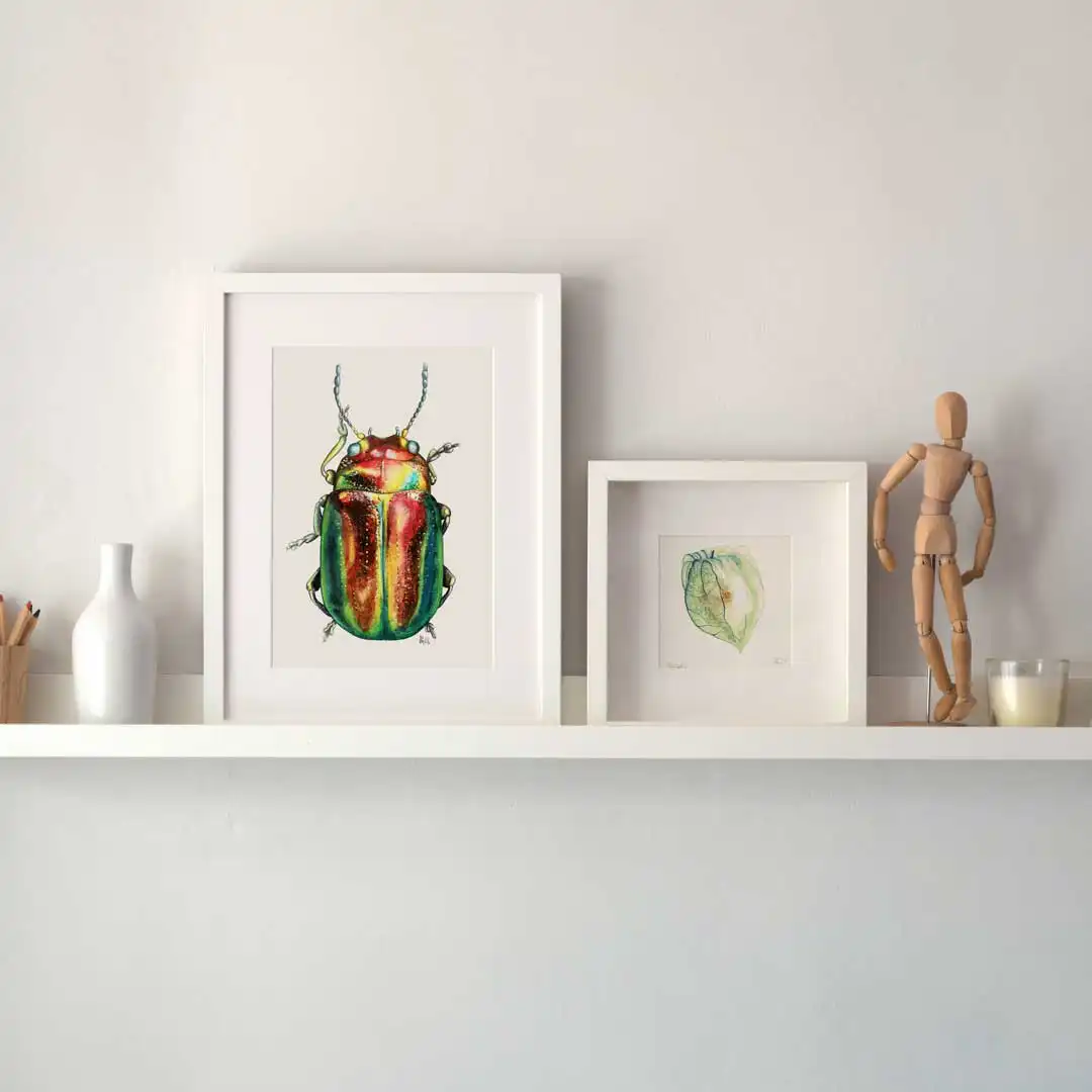 Złotka reprodukcja A5 Biotop Art upominek